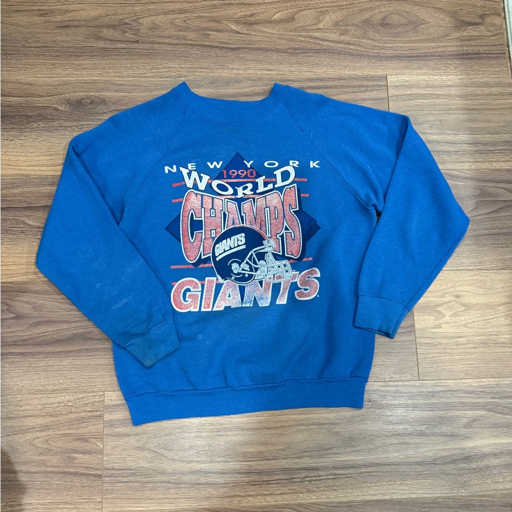 New York Giants 1990 Super Bowl Crewneck Sweater